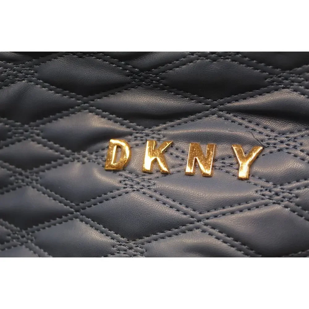 DKNY Zip Backpack Purse Blue Allure 14